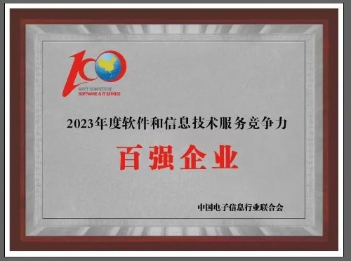 常山集團所屬企業北明軟件再次入圍 “軟件和信息技術服務競爭力百強企業”榜單